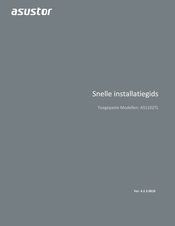 ASUSTOR AS1102TL Snelle-Installatiegids