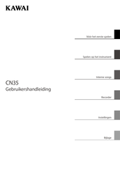 Kawai CN35 Gebruikershandleiding