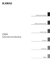 Kawai Cn24 Gebruikershandleiding