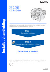 Brother DCP-7030 Installatiehandleiding