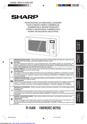 Sharp R-15AM Gebruiksaanwijzing