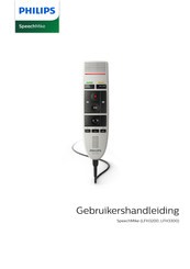 Philips SpeechMike LFH3300 Gebruikershandleiding