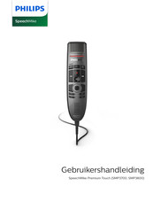 Philips SpeechMike Premium Touch SMP3700 Gebruikershandleiding