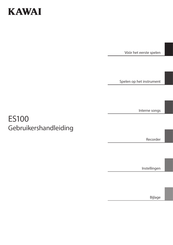 Kawai ES100 Gebruikershandleiding