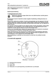 Jung FMJ50700UP Bedieningshandleiding