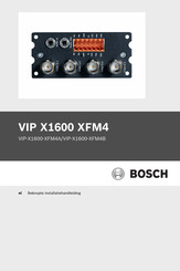 Bosch VIP-X1600-XFM4B Beknopte Installatiehandleiding