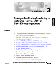 Cisco 850 Handleiding