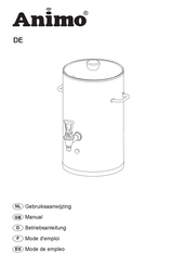 Animo DE 40 Gebruiksaanwijzing