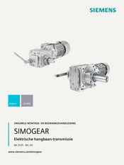 Siemens SIMOGEAR BHZ29 Montage- En Bedieningshandleiding