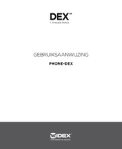 Widex PHONE-Dex Gebruiksaanwijzing