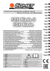 Comet FDX Blade S 13/150 Instructiehandleiding