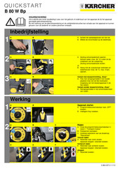 Kärcher B 80 W Bp Snelle Start