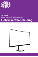 Cooler Master GM27-CFX Gebruikershandleiding