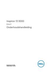 Dell Inspiron 13 5000 2-in-1 Onderhoudshandleiding