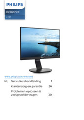 Philips Brilliance 241B7QPJKEB Gebruikershandleiding