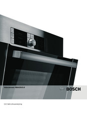 Bosch HBA33U3 0 Series Gebruiksaanwijzing