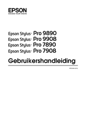 Epson Stylus Pro 9890 Gebruikershandleiding