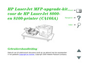 HP LaserJet MFP upgrade-kit C4166A Gebruikershandleiding