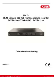 Abus TVVR41200 Gebruikershandleiding