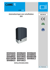 CAME BXV08AGS Installatiehandleiding