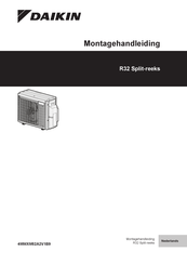 Daikin 4MWXM52A2V1B9 Montagehandleiding