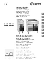 Bartscher 296303 Handleiding