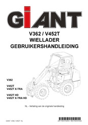 Giant V452T Gebruikershandleiding