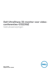 Dell UltraSharp U3223QZ Gebruiksaanwijzingen