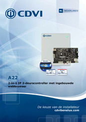 CDVI A22 Installatiehandleiding