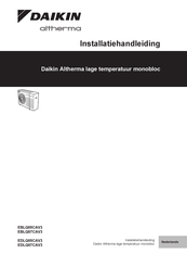 Daikin Altherma EDLQ07CAV3 Installatiehandleiding