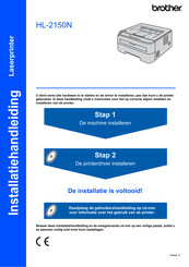 Brother HL-2150N Installatiehandleiding