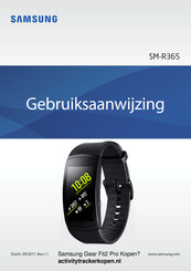 Samsung Gear Fit2 Pro Gebruiksaanwijzing