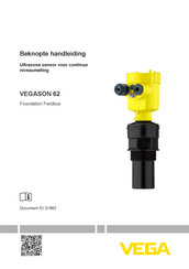 Vega VEGASON 62 Beknopte Handleiding