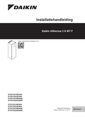 Daikin Altherma 3 H MT F ETVH12E6V Installatiehandleiding
