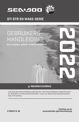 BRP sea-doo GTI 2022 Series Gebruikershandleiding