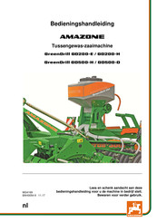 Amazone GreenDrill GD200-E Bedieningshandleiding