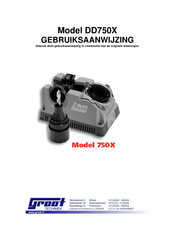 Drill Doctor DD750X Gebruiksaanwijzing