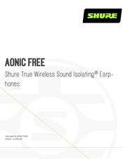 Shure AONIC FREE Gebruiksaanwijzing