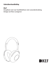 KEF Mu7 Gebruikershandleiding