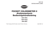 Hach COLORIMETER II Bedieningshandleiding