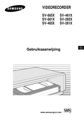 Samsung SV-265X Gebruiksaanwijzing