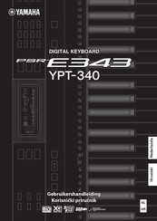 Yamaha YPT-340 Gebruikershandleiding