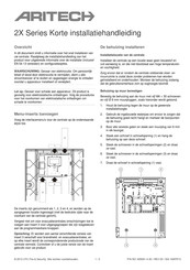 Aritech 2X Series Korte Installatiehandleiding