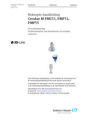 Endress+Hauser Cerabar M PMC51 Beknopte Handleiding