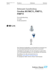 Endress+Hauser Cerabar M PMC51 Beknopte Handleiding