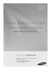 Samsung Crystal Surround Air Track Gebruikershandleiding