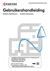 Kyocera ECOSYS MA2100cwfx Gebruikershandleiding