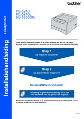 Brother HL-5240 Installatiehandleiding