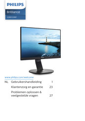 Philips Brilliance 221B7QPJKEB Gebruikershandleiding