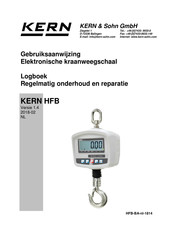 KERN and SOHN HFB 300K100 Gebruiksaanwijzing